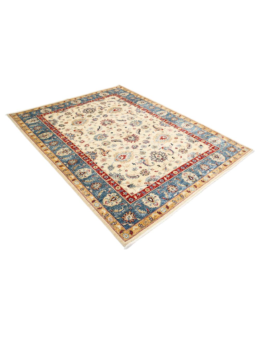 Hand Knotted Ziegler Farhan Wool Rug - 5'10'' x 7'6''