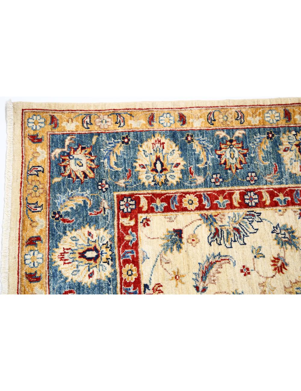 Hand Knotted Ziegler Farhan Wool Rug - 5'10'' x 7'6'' Arteverk Arteverk Rugs