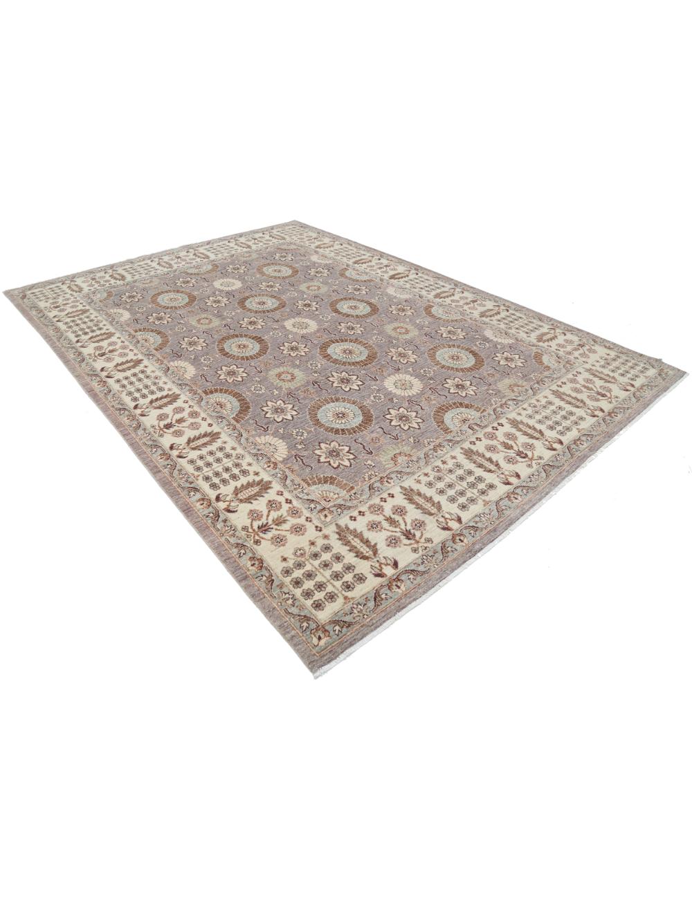 Hand Knotted Ziegler Farhan Wool Rug - 7'9'' x 10'9'' Arteverk Arteverk Rugs