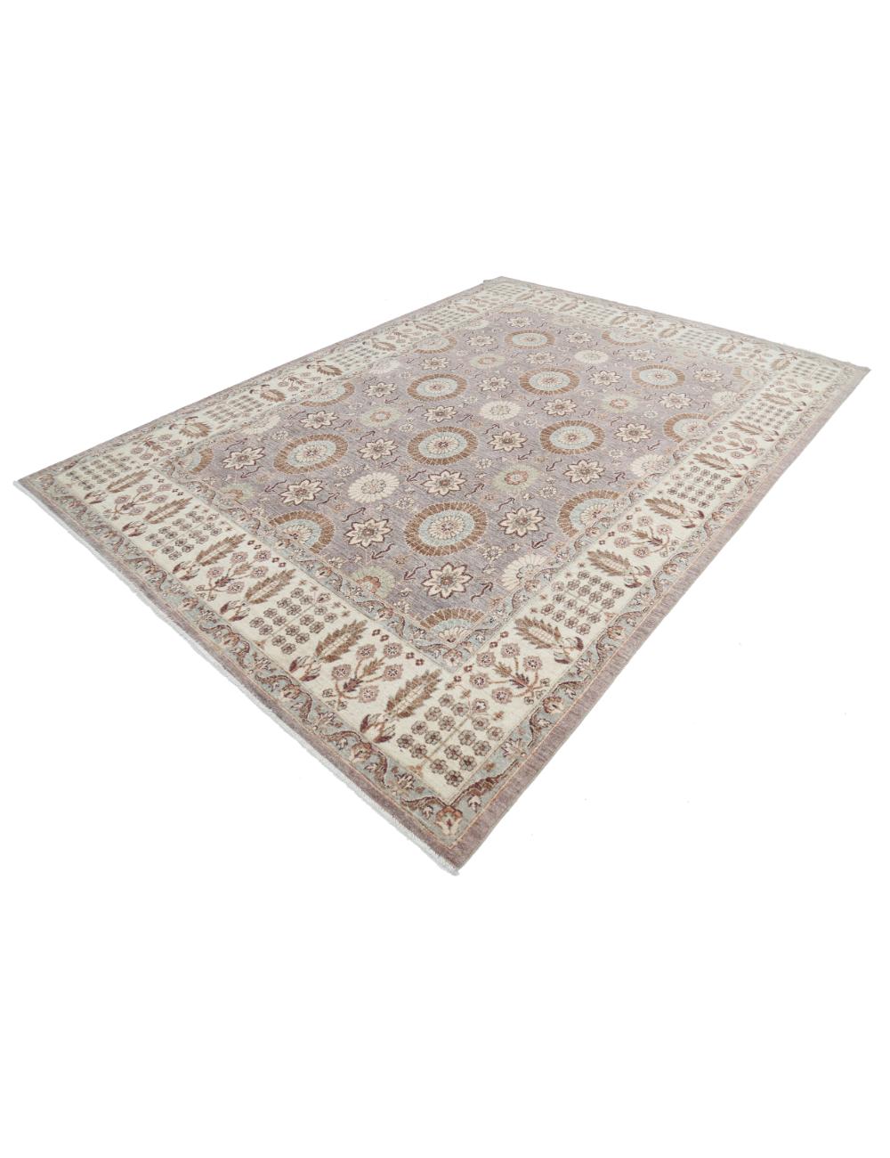 Hand Knotted Ziegler Farhan Wool Rug - 7'9'' x 10'9'' Arteverk Arteverk Rugs