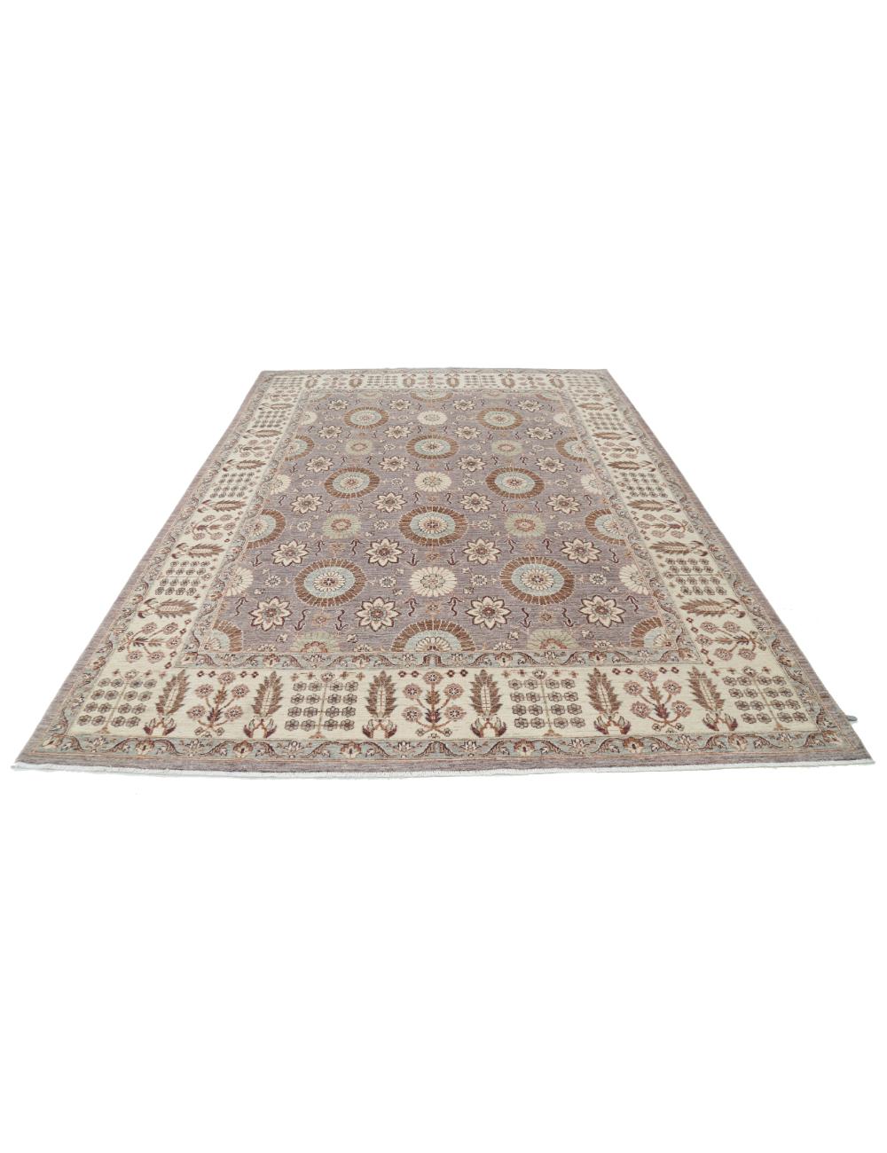 Hand Knotted Ziegler Farhan Wool Rug - 7'9'' x 10'9'' Arteverk Arteverk Rugs