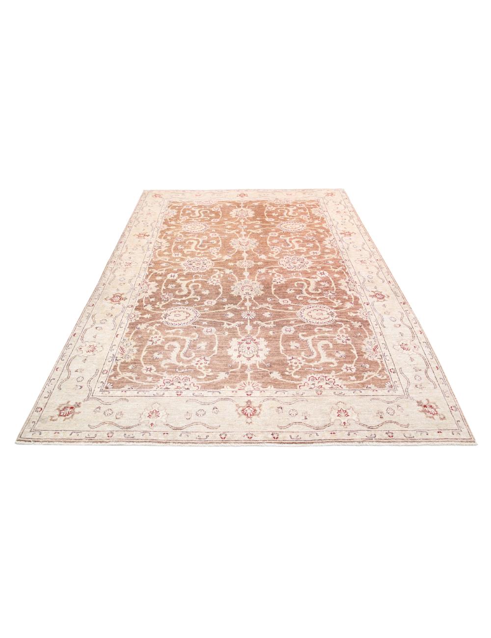 Hand Knotted Ziegler Farhan Wool Rug - 6'0'' x 8'9'' Arteverk Arteverk Rugs