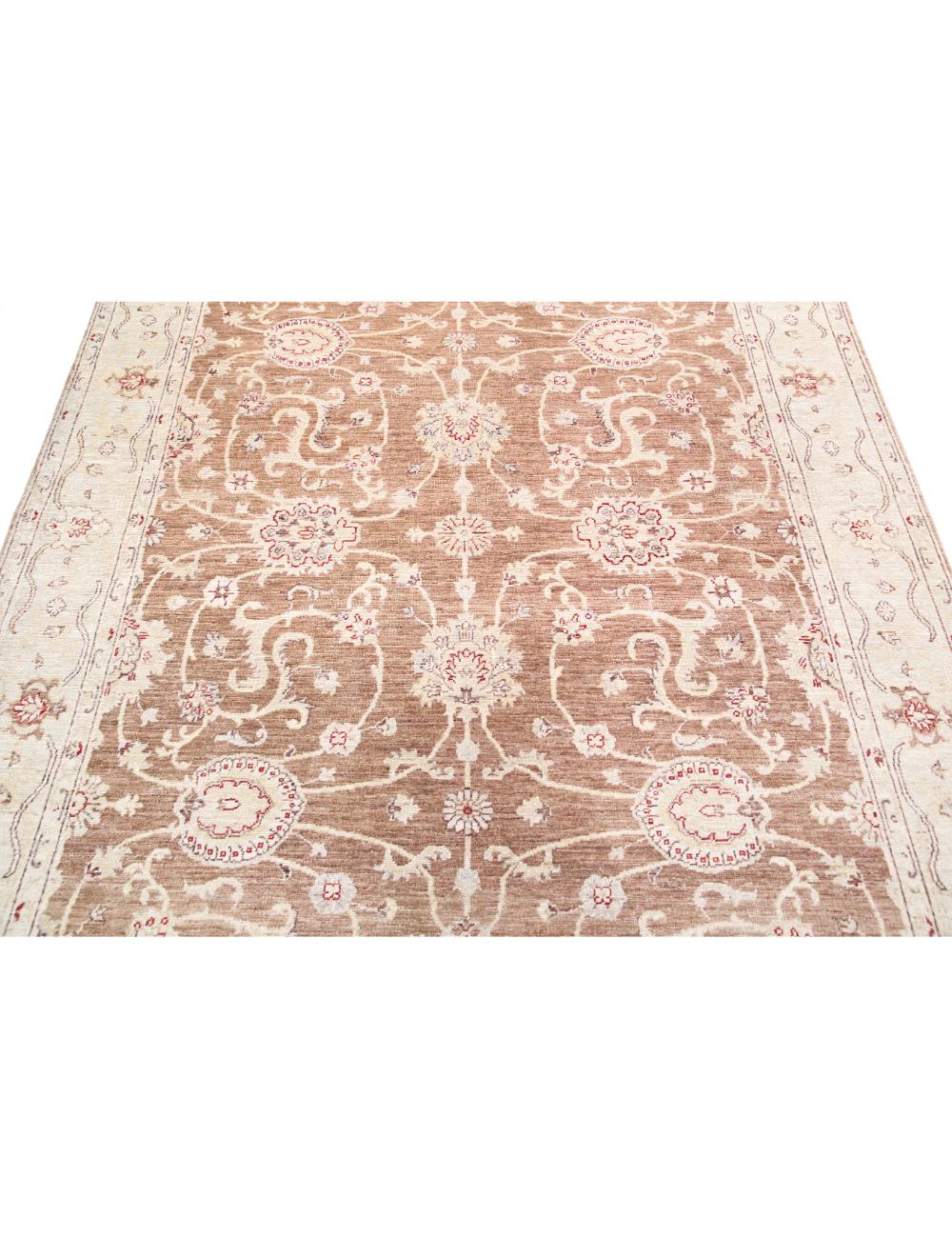 Hand Knotted Ziegler Farhan Wool Rug - 6'0'' x 8'9'' Arteverk Arteverk Rugs