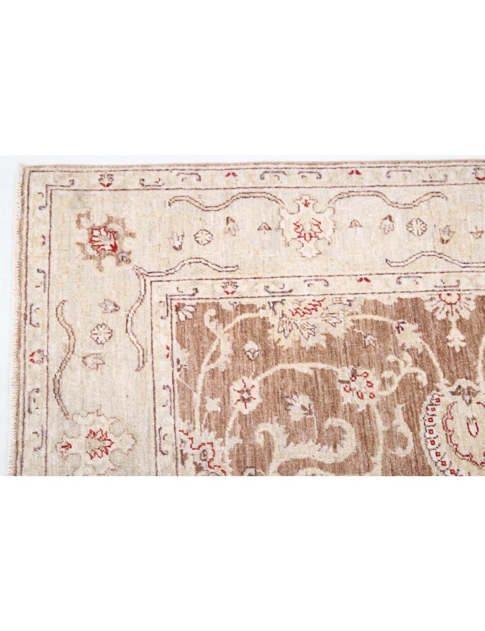 Hand Knotted Ziegler Farhan Wool Rug - 6'0'' x 8'9'' Arteverk Arteverk Rugs