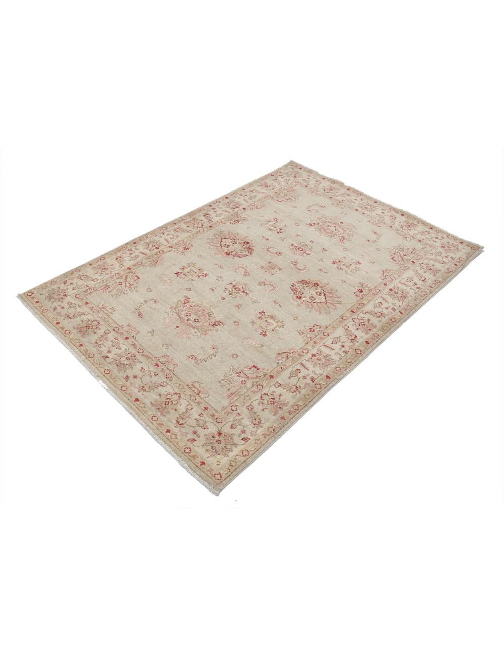 Hand Knotted Ziegler Farhan Wool Rug - 3'11'' x 5'8'' Arteverk Arteverk Rugs