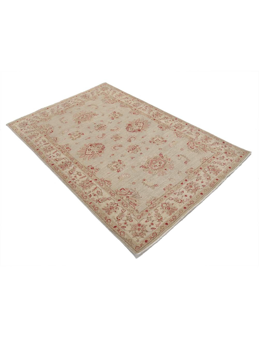 Hand Knotted Ziegler Farhan Wool Rug - 3'11'' x 5'8'' Arteverk Arteverk Rugs