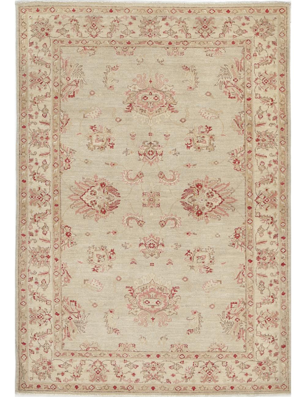 Hand Knotted Ziegler Farhan Wool Rug - 3'11'' x 5'8''