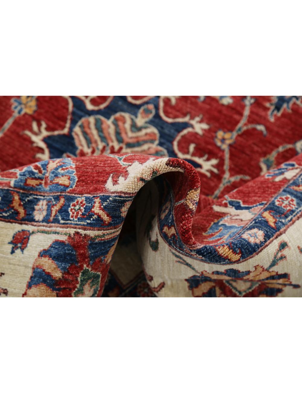 Hand Knotted Ziegler Farhan Wool Rug - 6'1'' x 8'11'' Arteverk Arteverk Rugs