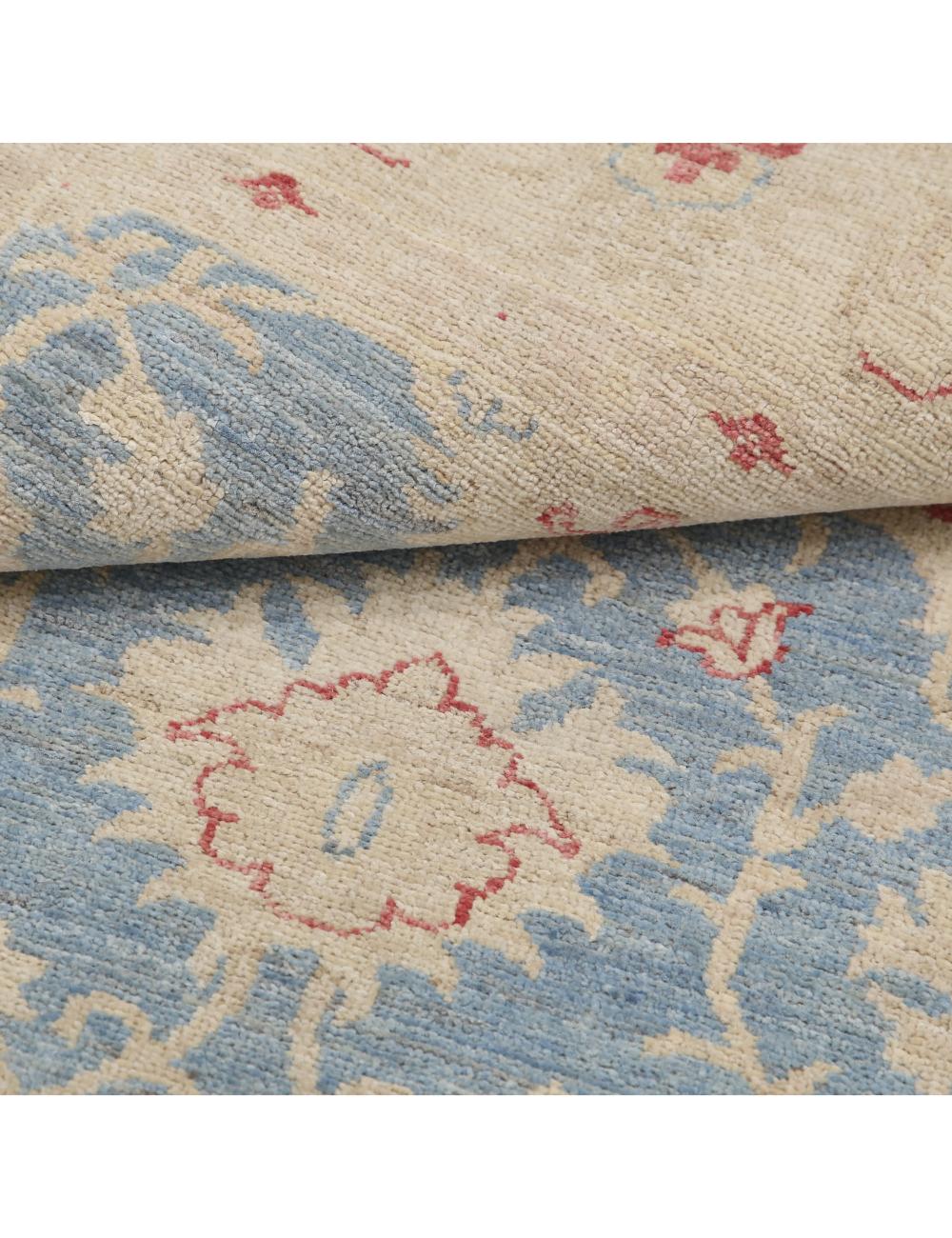 Hand Knotted Ziegler Farhan Wool Rug - 4'1'' x 6'2'' Arteverk Arteverk Rugs