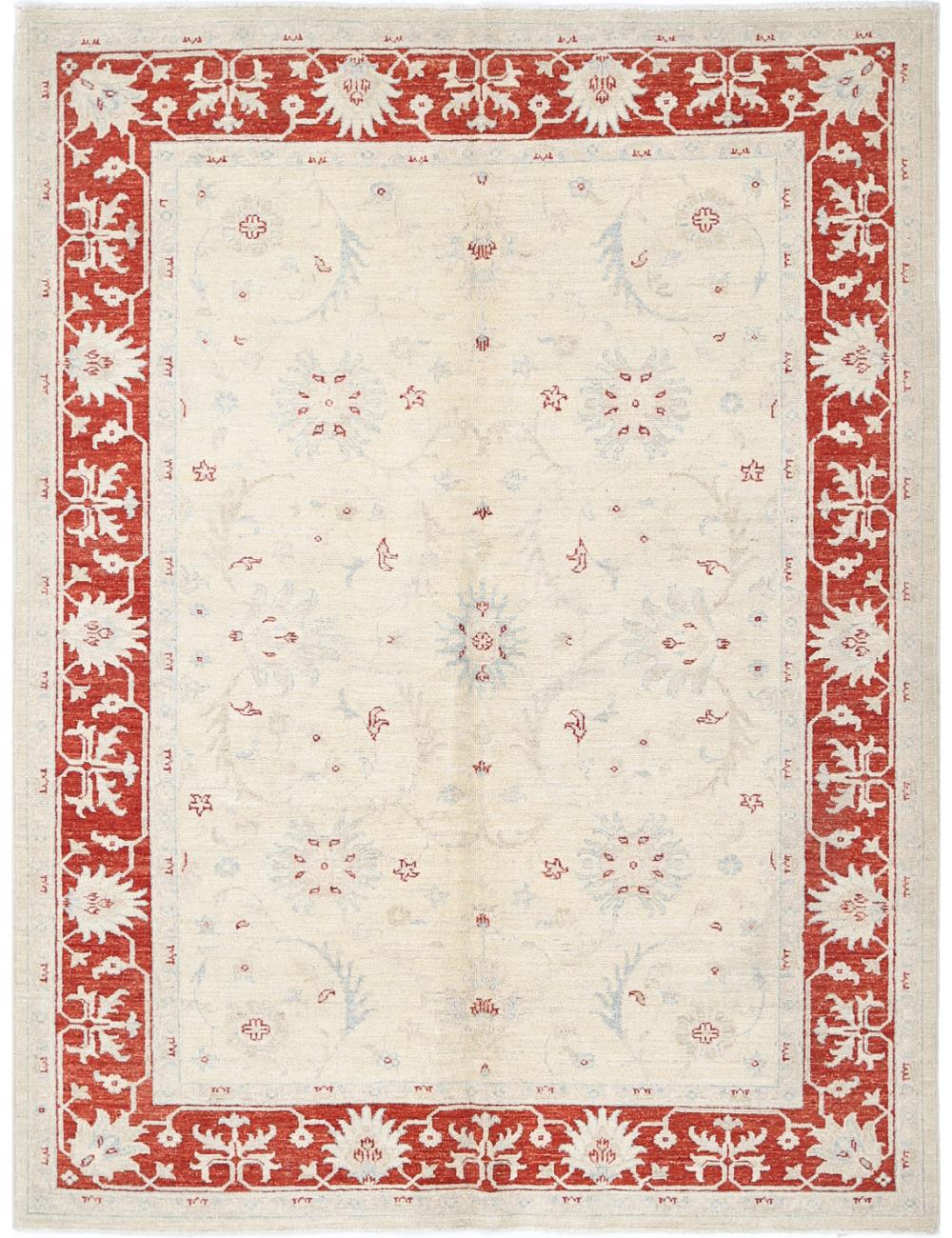 Hand Knotted Ziegler Farhan Wool Rug - 5&#39;0&#39;&#39; x 6&#39;6&#39;&#39;