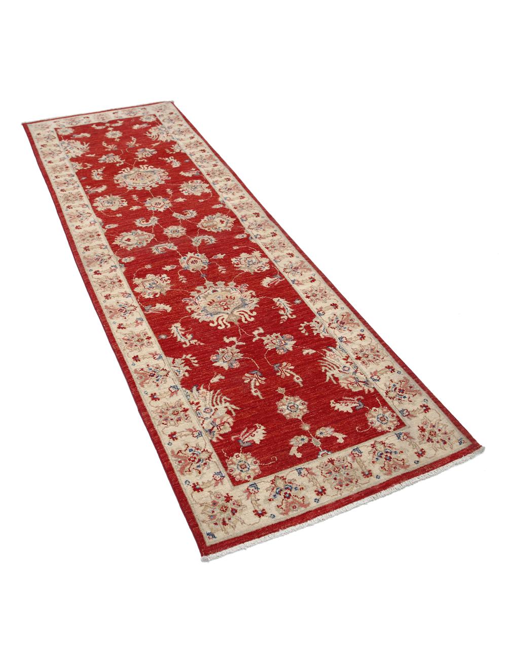 Hand Knotted Ziegler Farhan Wool Rug - 2'7'' x 7'10'' Arteverk Arteverk Rugs