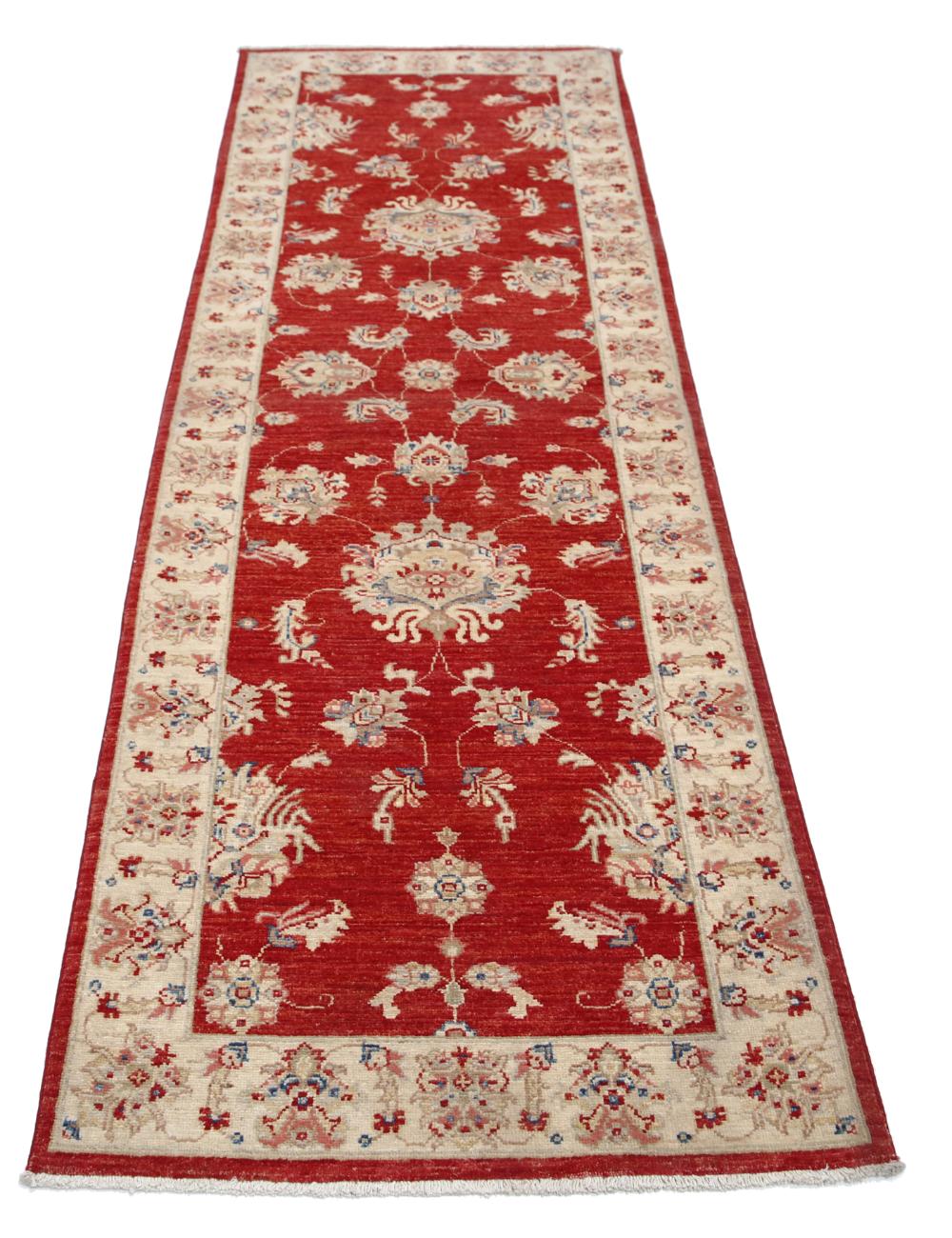 Hand Knotted Ziegler Farhan Wool Rug - 2'7'' x 7'10'' Arteverk Arteverk Rugs