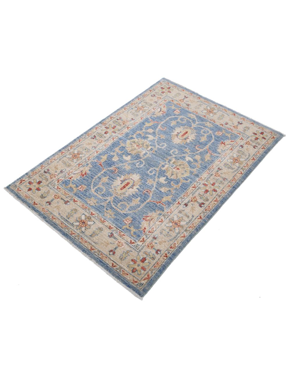 Hand Knotted Ziegler Farhan Wool Rug - 2'9'' x 4'1''