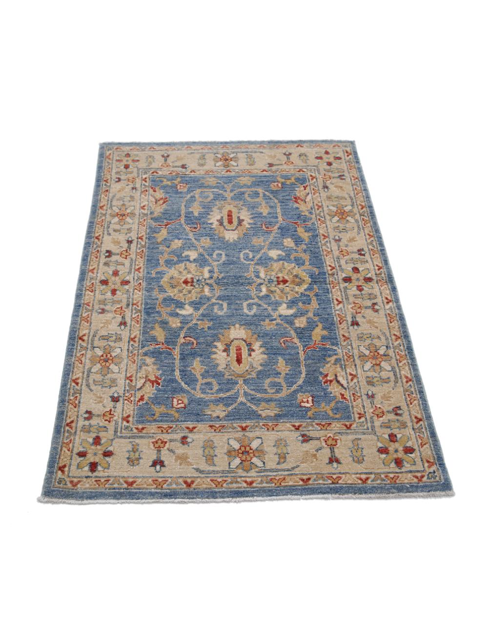 Hand Knotted Ziegler Farhan Wool Rug - 2'9'' x 4'1'' Arteverk Arteverk Rugs