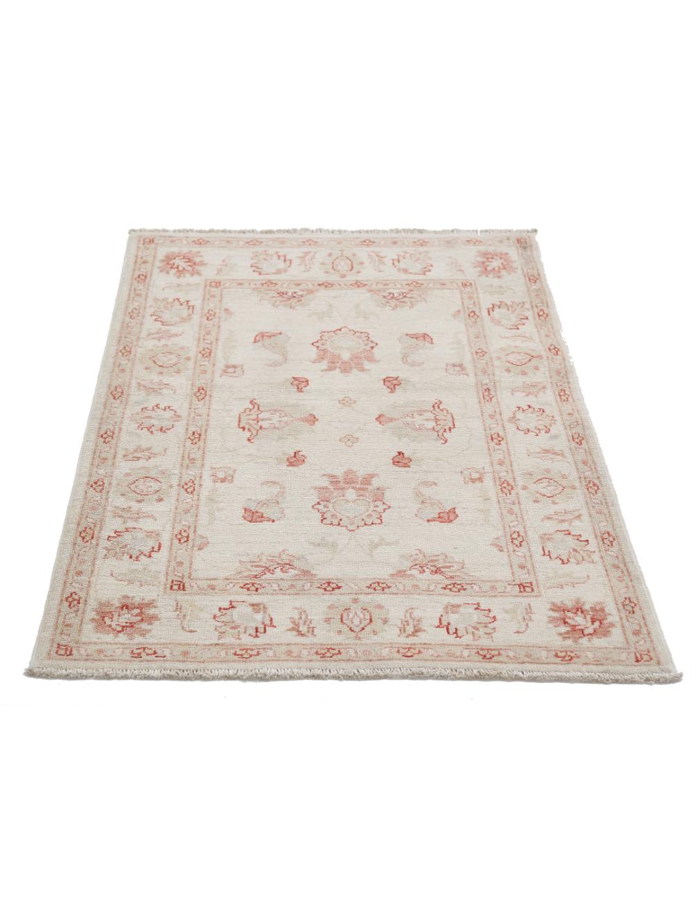 Hand Knotted Ziegler Farhan Wool Rug - 2'9'' x 3'9'' Arteverk Arteverk Rugs