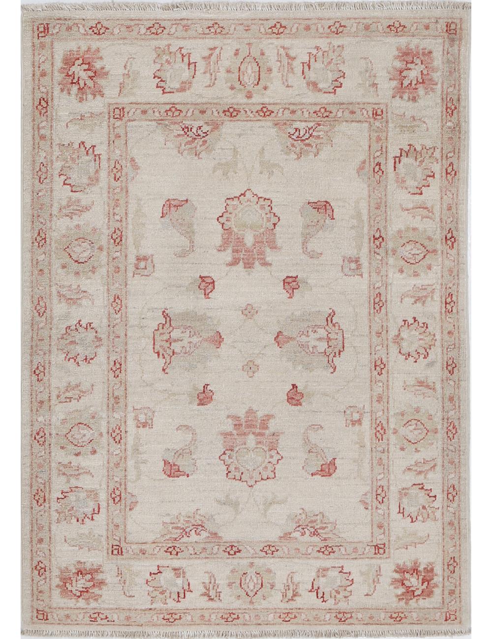 Hand Knotted Ziegler Farhan Wool Rug - 2&#39;9&#39;&#39; x 3&#39;9&#39;&#39;