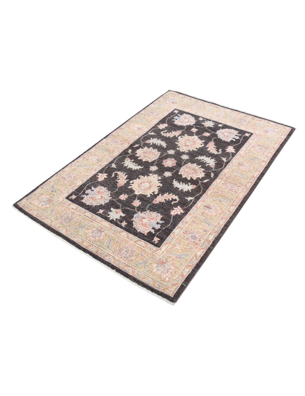 Hand Knotted Ziegler Farhan Wool Rug - 3'4'' x 4'11'' Arteverk Arteverk Rugs