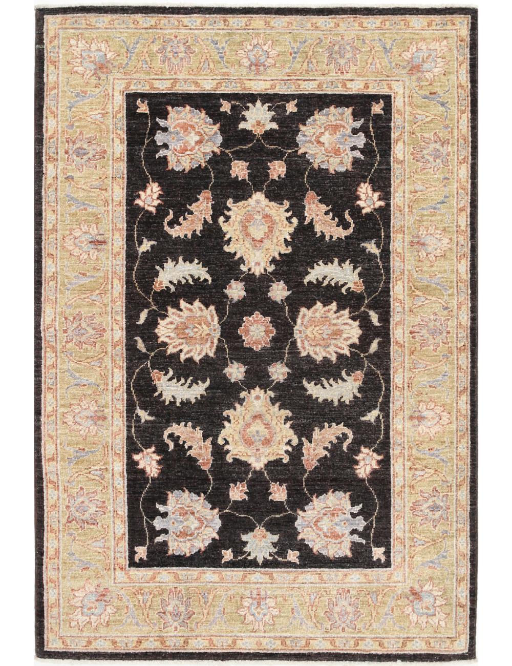 Hand Knotted Ziegler Farhan Wool Rug - 3&#39;4&#39;&#39; x 4&#39;11&#39;&#39;