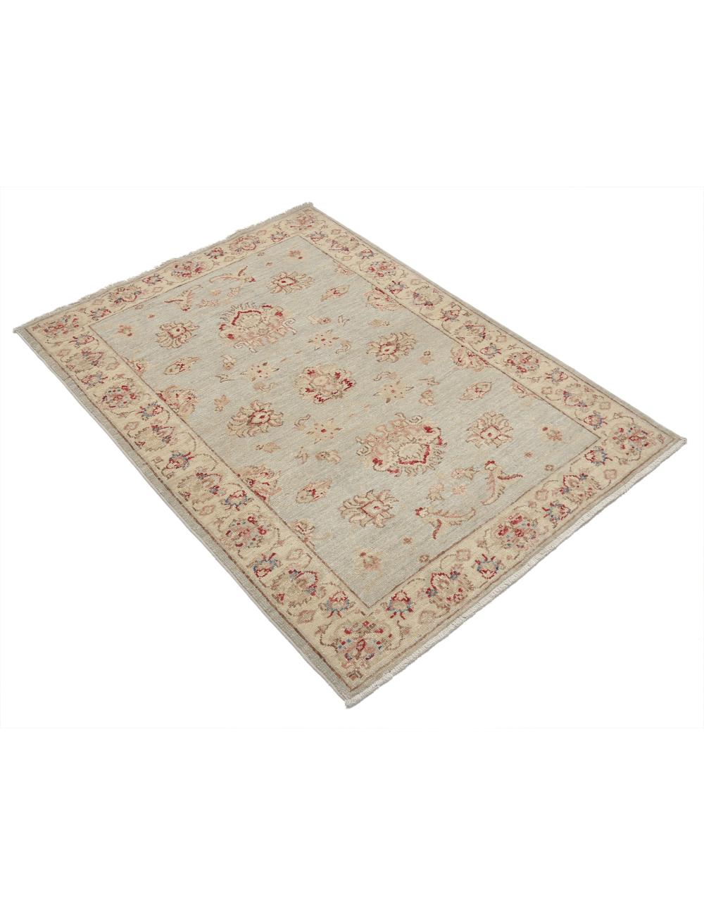 Hand Knotted Ziegler Farhan Wool Rug - 3'0'' x 4'3'' Arteverk Arteverk Rugs