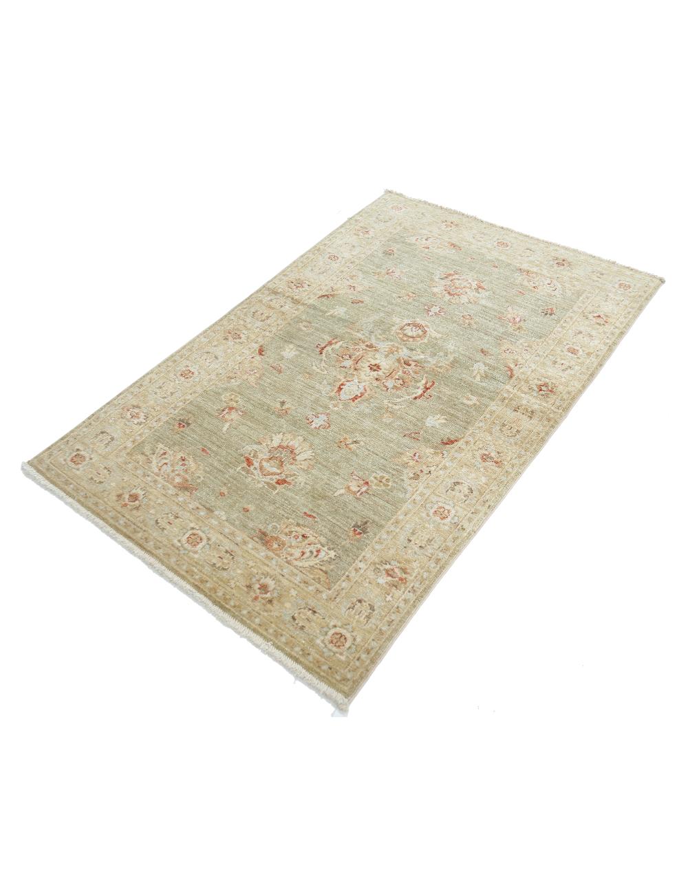 Hand Knotted Ziegler Farhan Wool Rug - 2'11'' x 4'9'' Arteverk Arteverk Rugs