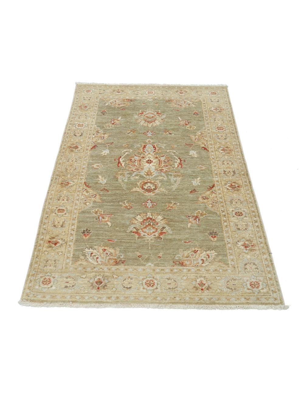 Hand Knotted Ziegler Farhan Wool Rug - 2'11'' x 4'9'' Arteverk Arteverk Rugs