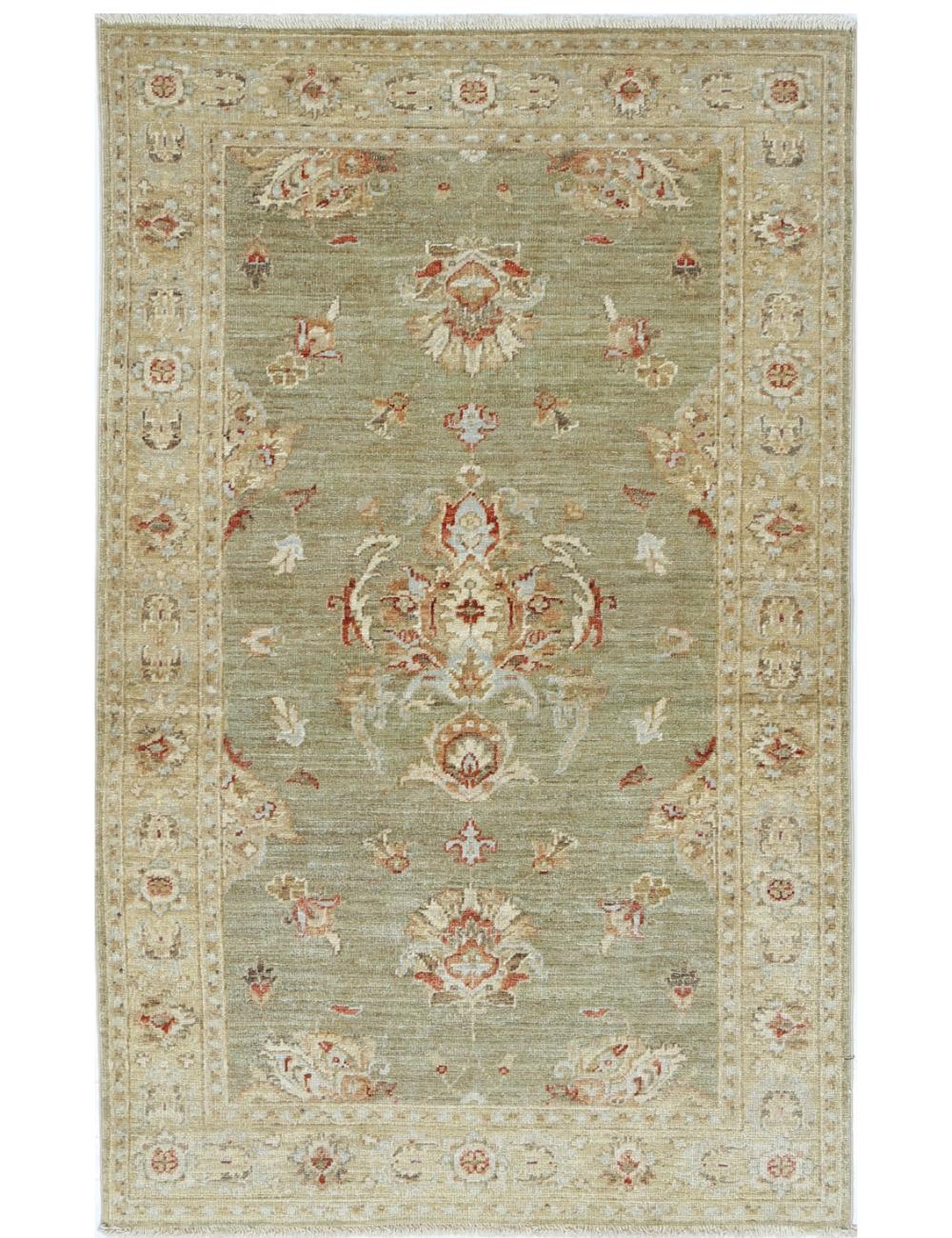 Hand Knotted Ziegler Farhan Wool Rug - 2&#39;11&#39;&#39; x 4&#39;9&#39;&#39;