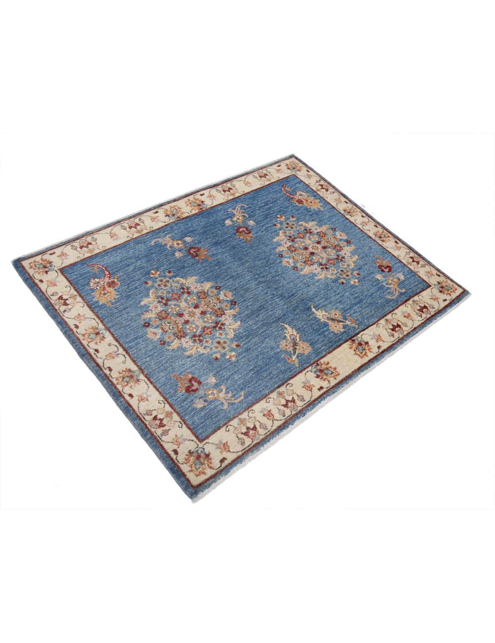 Hand Knotted Ziegler Farhan Wool Rug - 3'0'' x 4'0'' Arteverk Arteverk Rugs