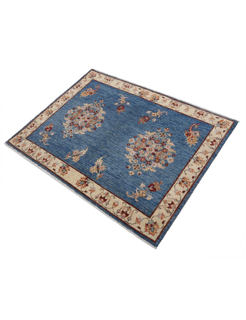 Hand Knotted Ziegler Farhan Wool Rug - 3'0'' x 4'0'' Arteverk Arteverk Rugs