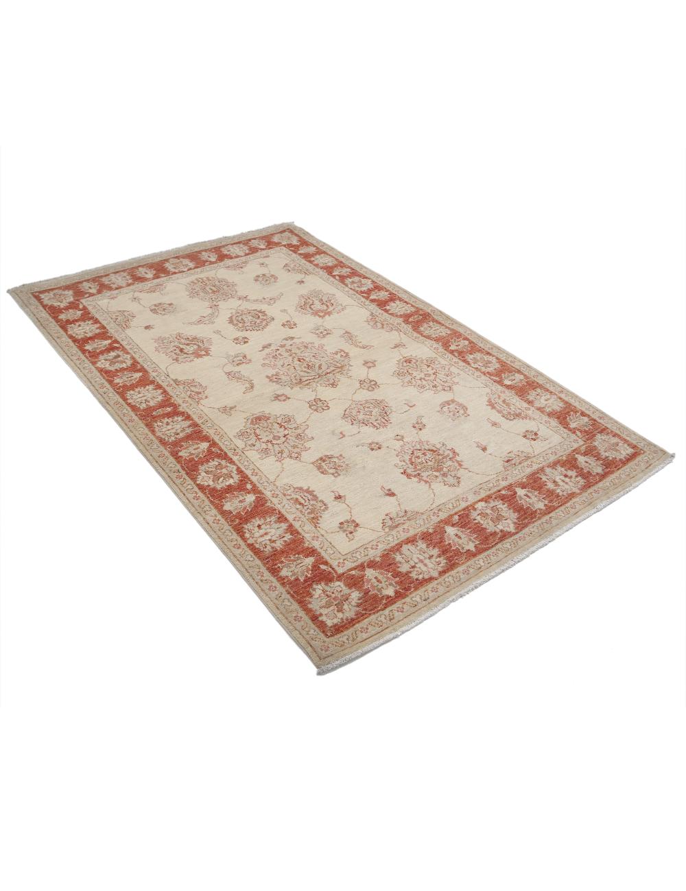 Hand Knotted Ziegler Farhan Wool Rug - 3'11'' x 6'1'' Arteverk Arteverk Rugs