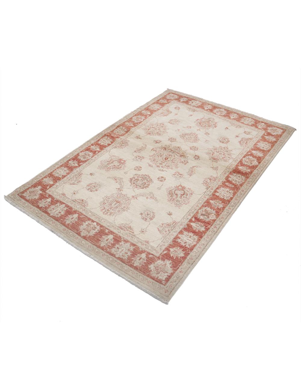 Hand Knotted Ziegler Farhan Wool Rug - 3'11'' x 6'1'' Arteverk Arteverk Rugs