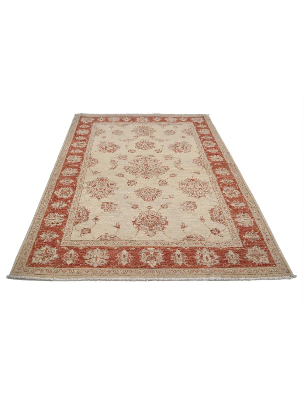 Hand Knotted Ziegler Farhan Wool Rug - 3'11'' x 6'1'' Arteverk Arteverk Rugs