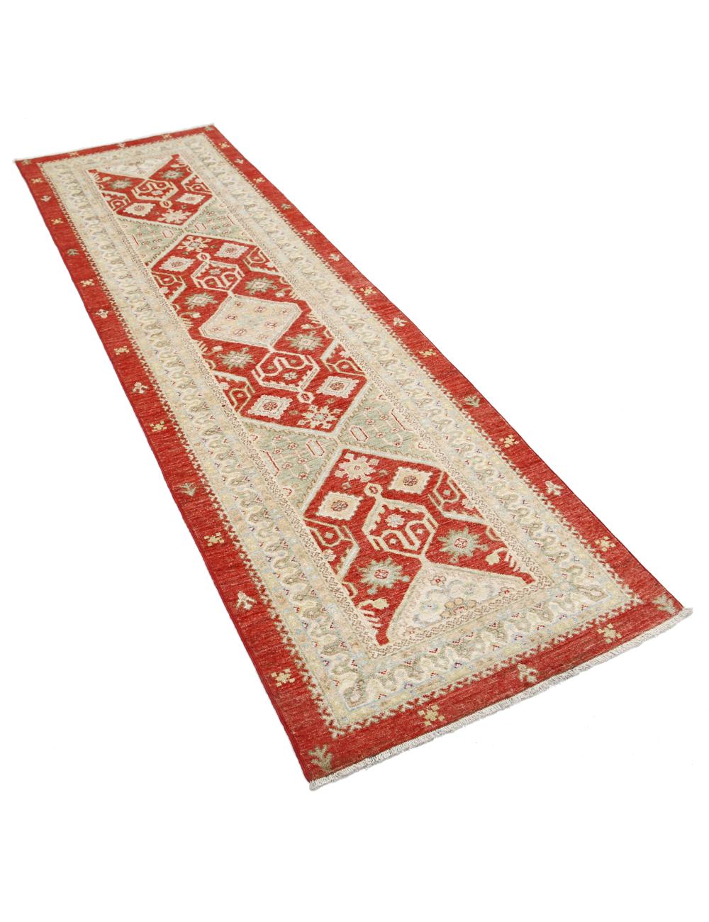 Hand Knotted Ziegler Farhan Wool Rug - 2'8'' x 8'4'' Arteverk Arteverk Rugs