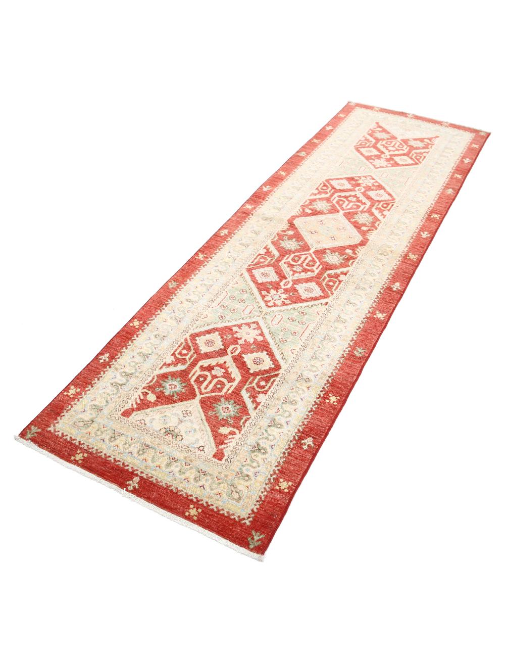 Hand Knotted Ziegler Farhan Wool Rug - 2'8'' x 8'4''