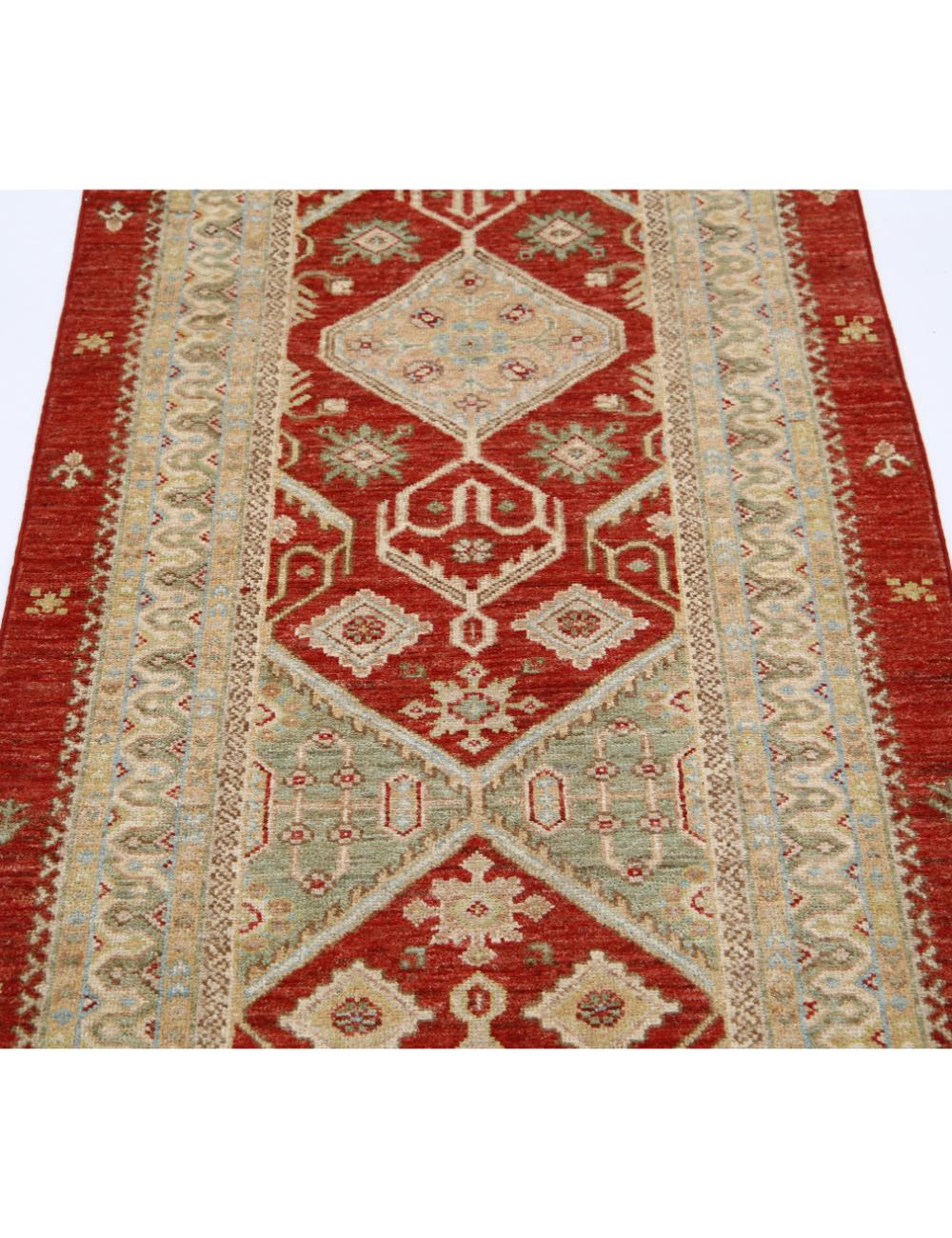 Hand Knotted Ziegler Farhan Wool Rug - 2'8'' x 8'4'' Arteverk Arteverk Rugs