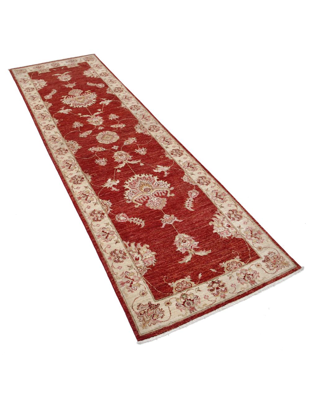 Hand Knotted Ziegler Farhan Wool Rug - 2'7'' x 8'4'' Arteverk Arteverk Rugs