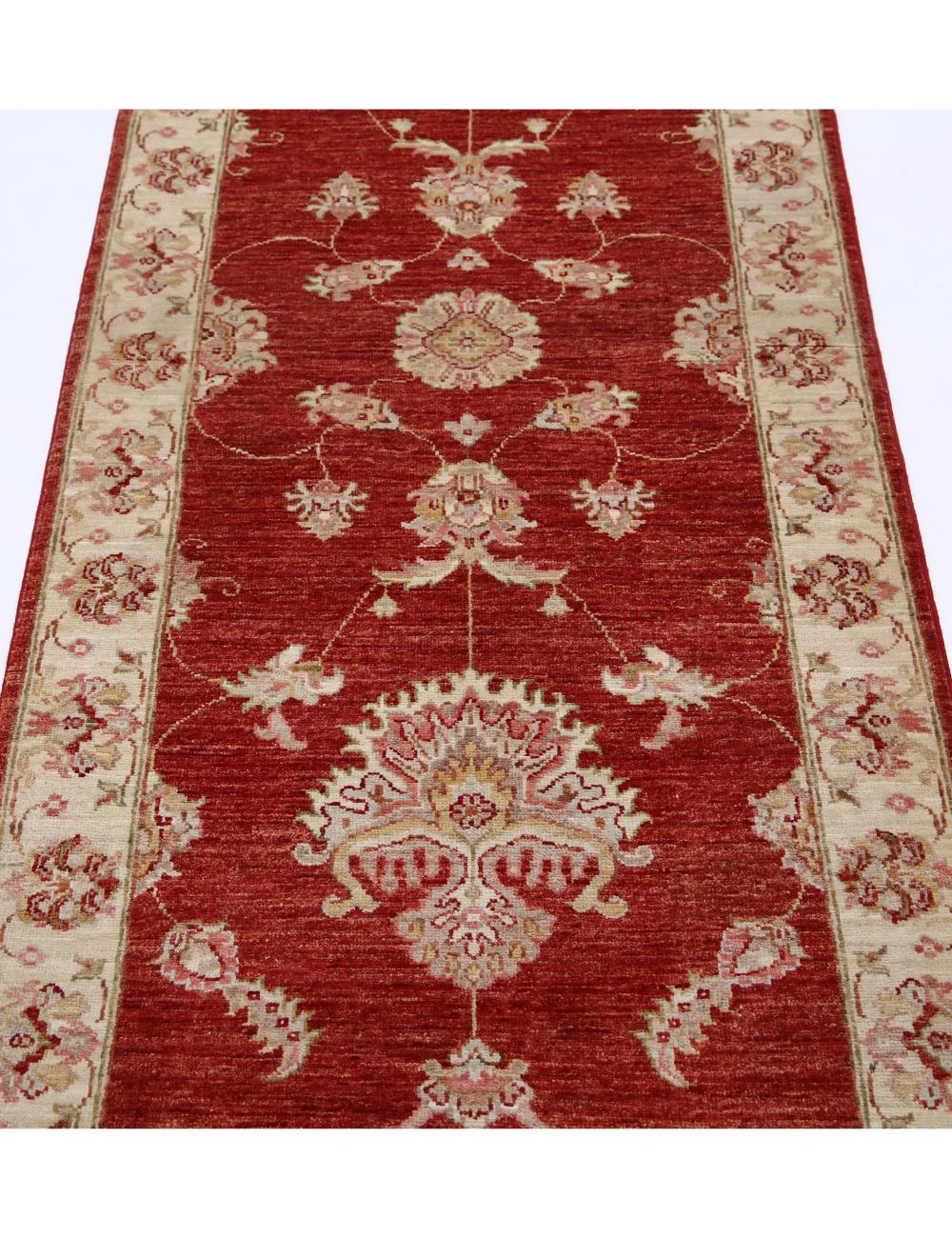 Hand Knotted Ziegler Farhan Wool Rug - 2'7'' x 8'4'' Arteverk Arteverk Rugs