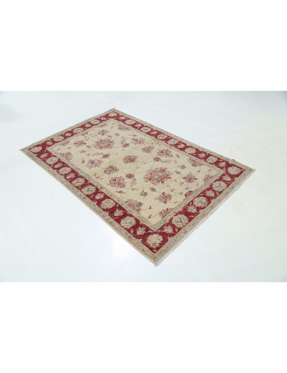 Hand Knotted Ziegler Farhan Wool Rug - 3'11'' x 6'0'' Arteverk Arteverk Rugs