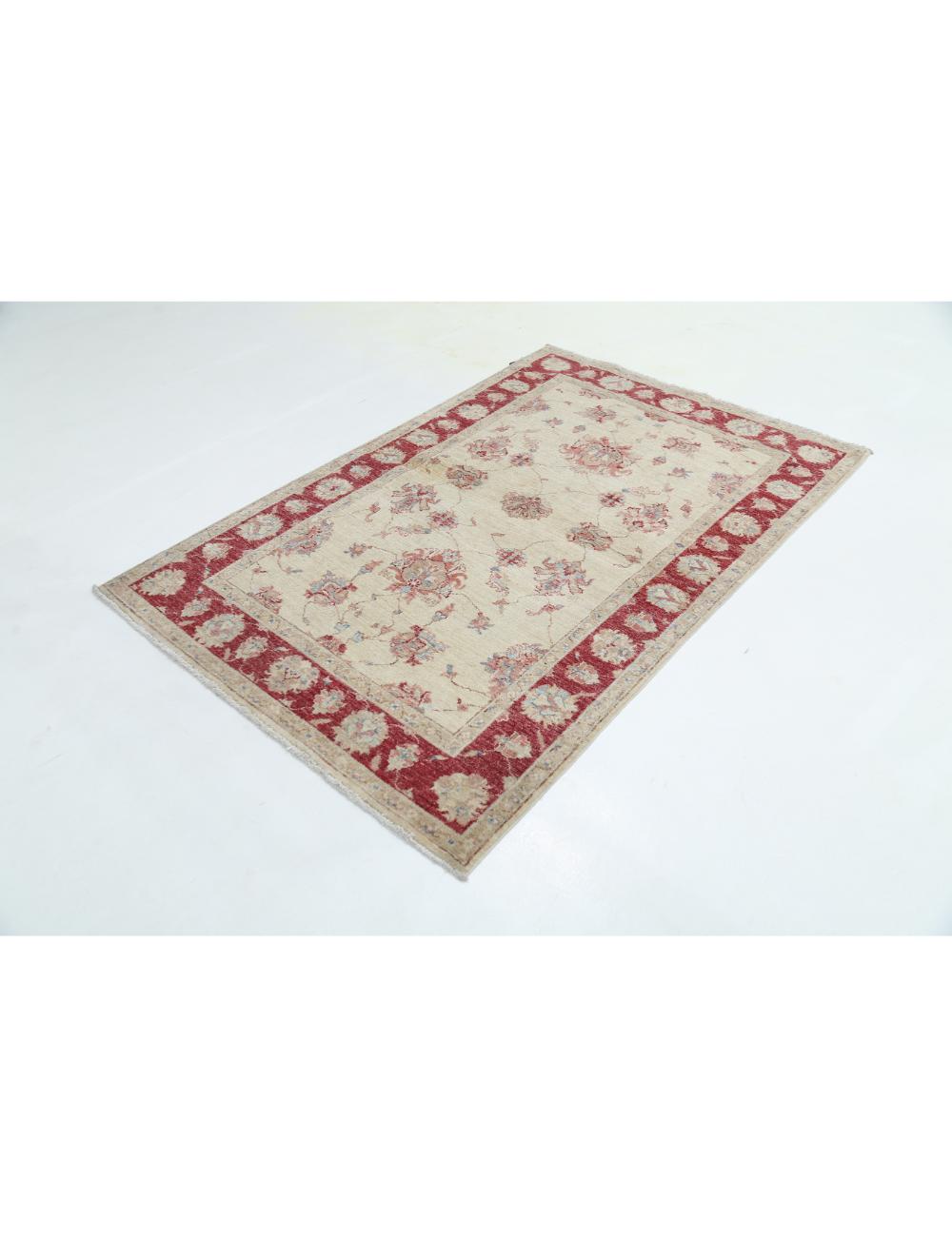 Hand Knotted Ziegler Farhan Wool Rug - 3'11'' x 6'0'' Arteverk Arteverk Rugs