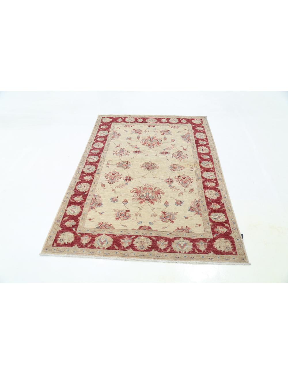 Hand Knotted Ziegler Farhan Wool Rug - 3'11'' x 6'0'' Arteverk Arteverk Rugs