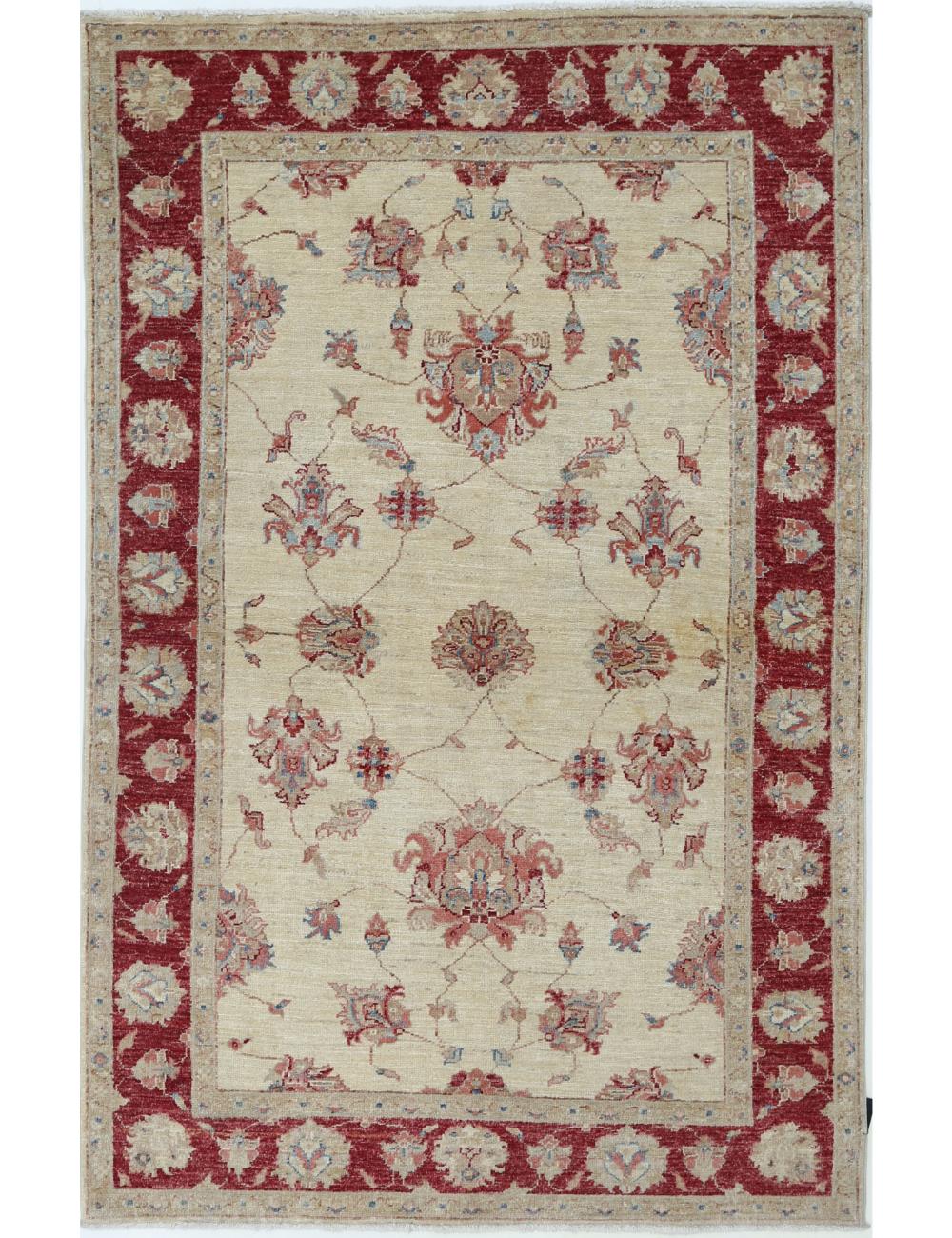 Hand Knotted Ziegler Farhan Wool Rug - 3'11'' x 6'0''