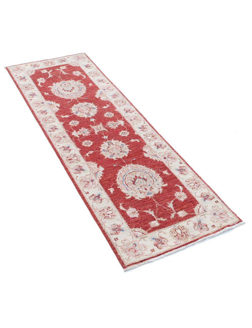 Hand Knotted Ziegler Farhan Wool Rug - 2'0'' x 5'11''