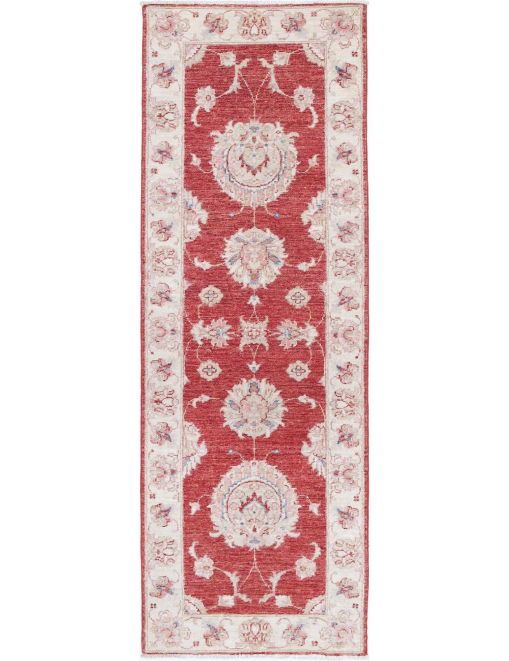 Hand Knotted Ziegler Farhan Wool Rug - 2'0'' x 5'11''
