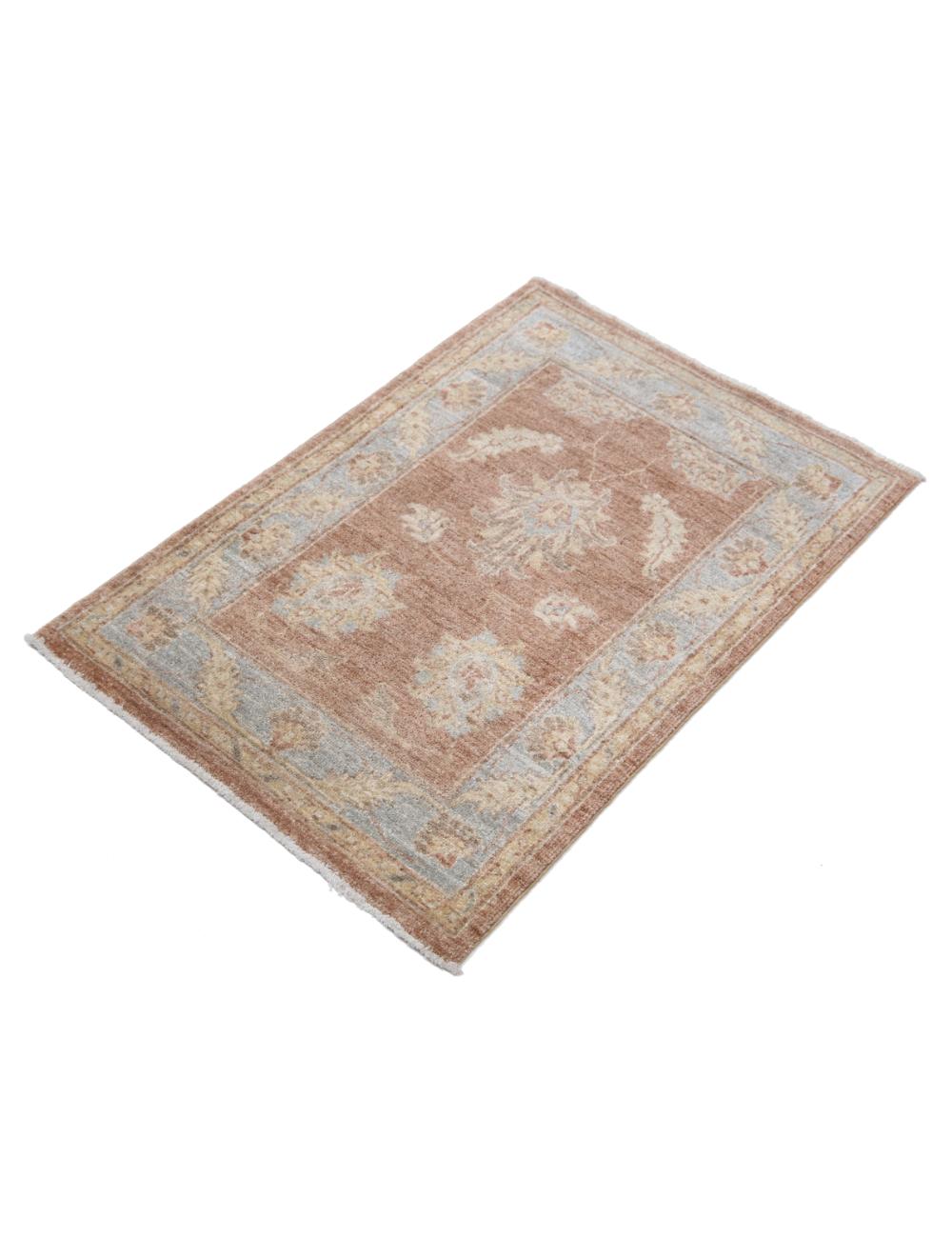 Hand Knotted Ziegler Farhan Wool Rug - 2'2'' x 3'1'' Arteverk Arteverk Rugs