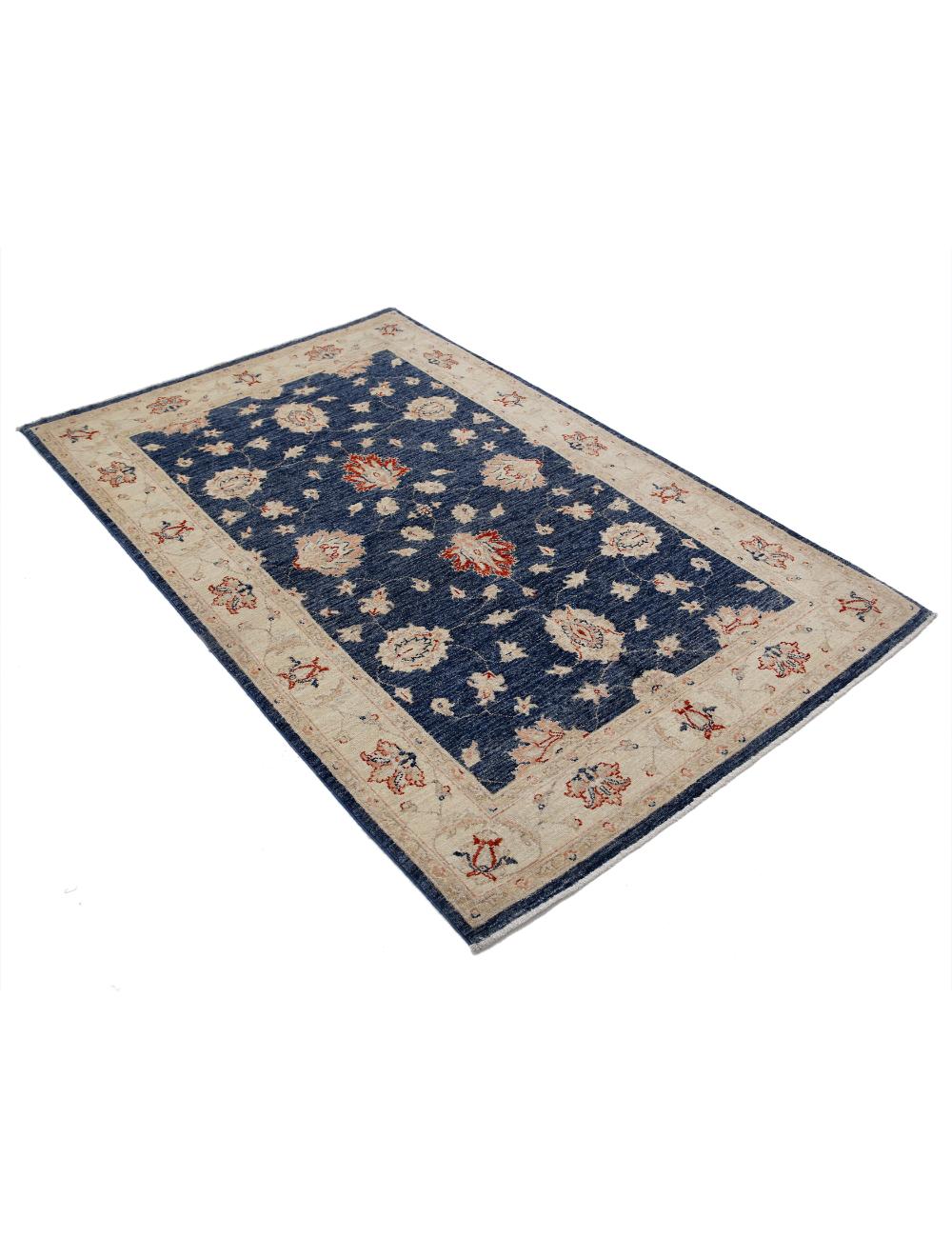 Hand Knotted Ziegler Farhan Wool Rug - 3'11'' x 6'2''