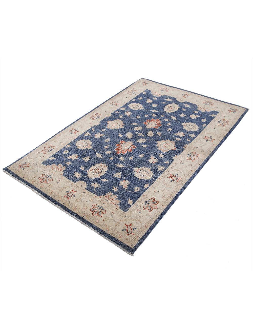Hand Knotted Ziegler Farhan Wool Rug - 3'11'' x 6'2'' Arteverk Arteverk Rugs