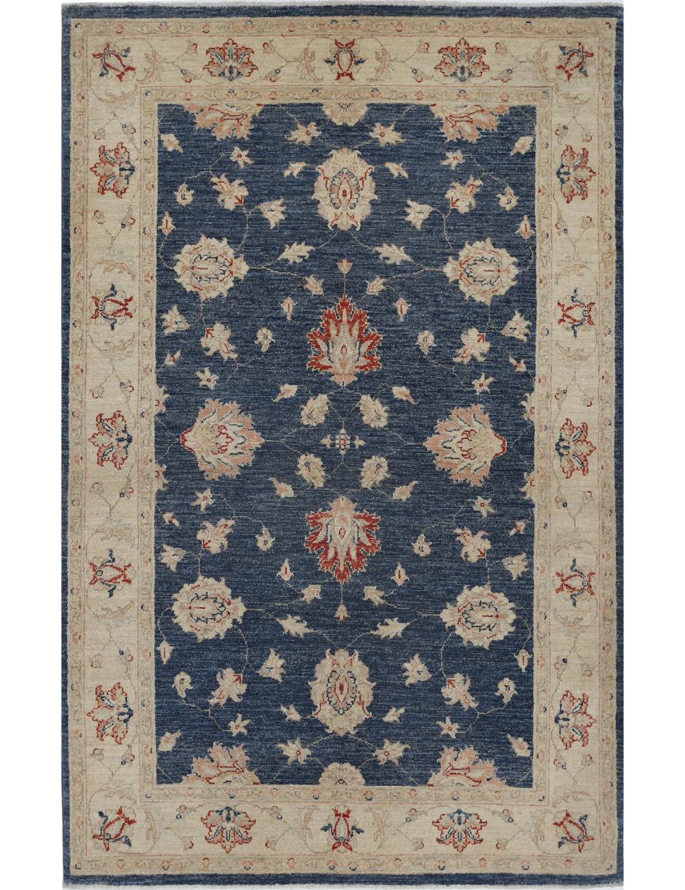 Hand Knotted Ziegler Farhan Wool Rug - 3'11'' x 6'2''