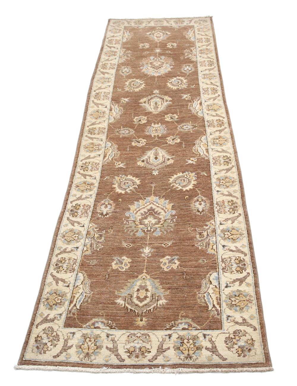 Hand Knotted Ziegler Farhan Wool Rug - 2'4'' x 8'6'' Arteverk Arteverk Rugs