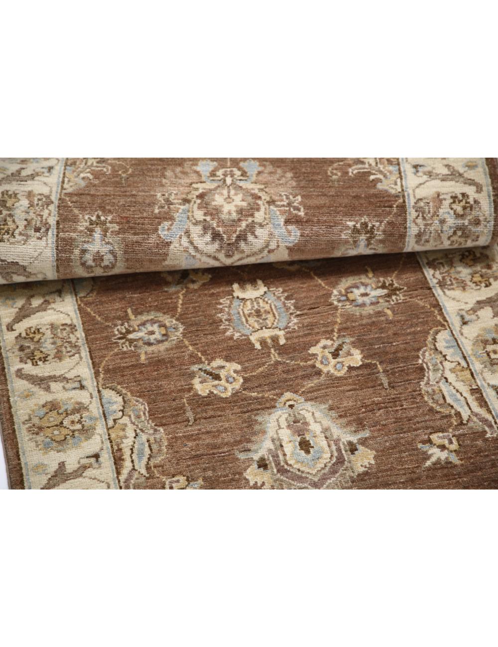 Hand Knotted Ziegler Farhan Wool Rug - 2'4'' x 8'6'' Arteverk Arteverk Rugs