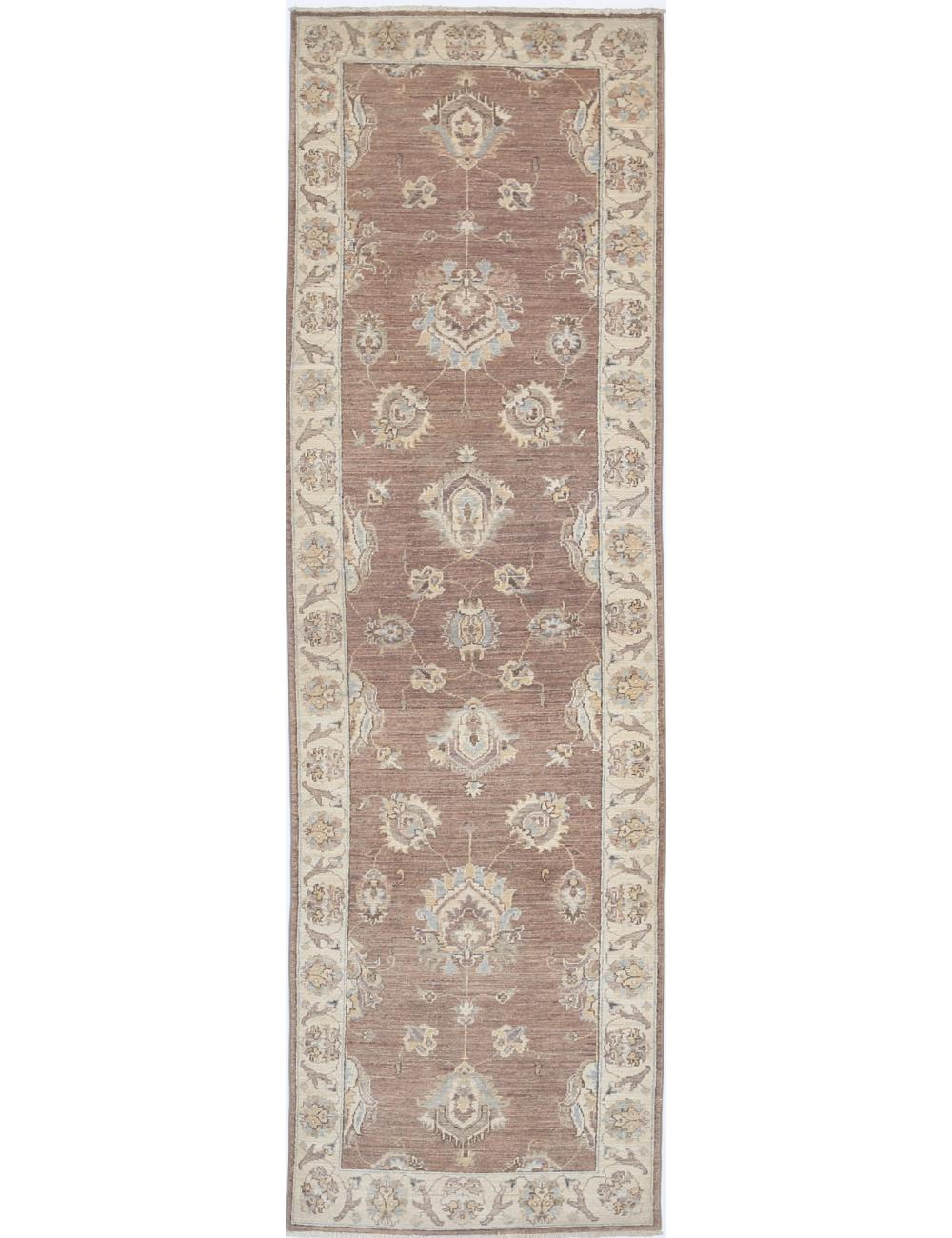 Hand Knotted Ziegler Farhan Wool Rug - 2'4'' x 8'6''
