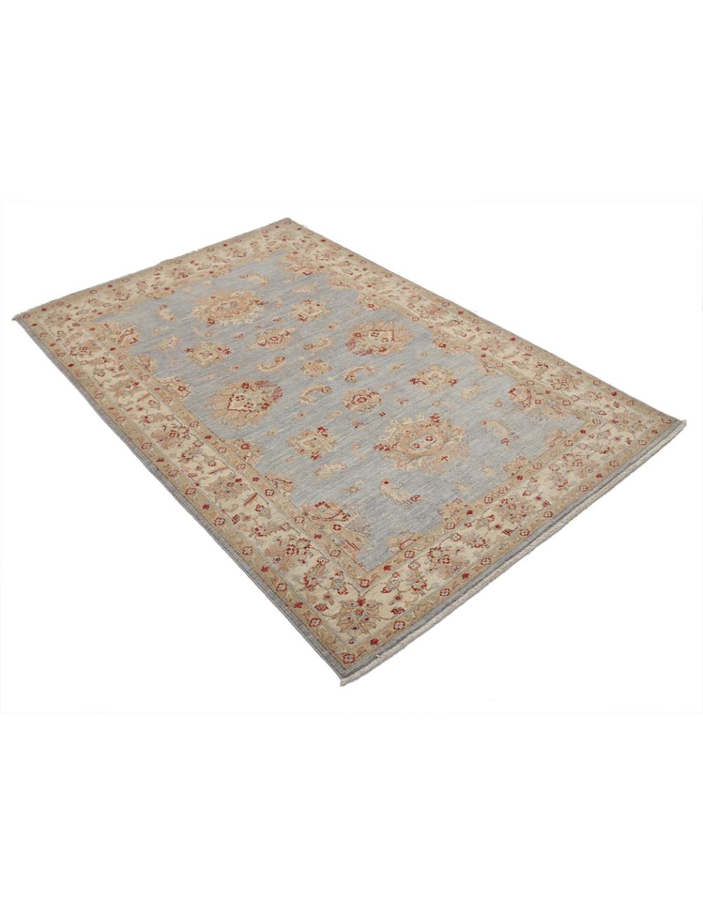 Hand Knotted Ziegler Farhan Wool Rug - 3'11'' x 5'9'' Arteverk Arteverk Rugs